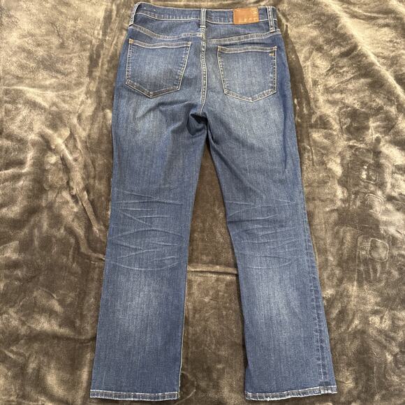 Madewell Cali Demi Boot Jeans Women's Size 26 Mid-Rise Medium Wash Denim - Picture 6 of 9